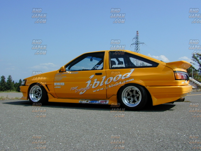 J-Blood Side Step Set FRP - AE86 - RHDJapan