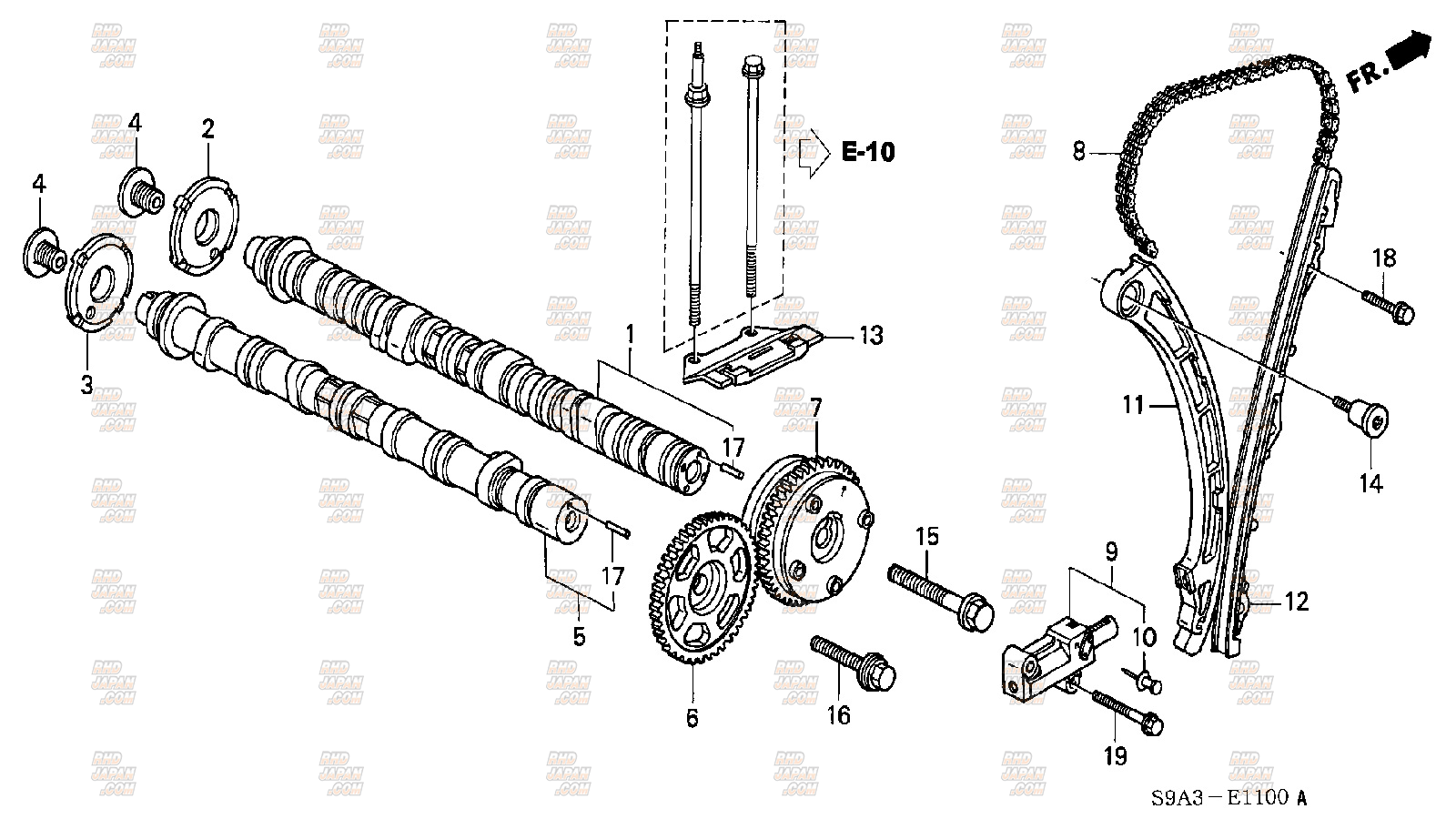Honda OEM Timing Chain Tensioner - Civic FD2 Type-R