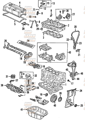 Honda OEM Arm Valve Rocker - K20A K24A