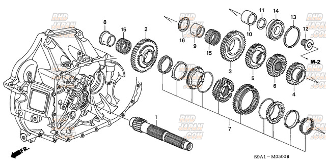 Honda OEM Counter Shaft - CR-V RD5