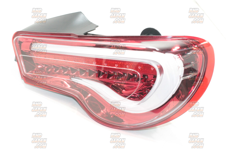 Valenti Rear LED Tail Light Set Clear/Red Chrome - ZC6 ZN6 - RHDJapan