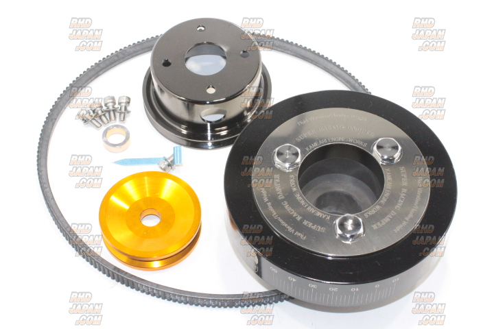 Kameari L-Type Super Racing Damper Pulley Full Kit - Standard Alternator 15mm Shaft
