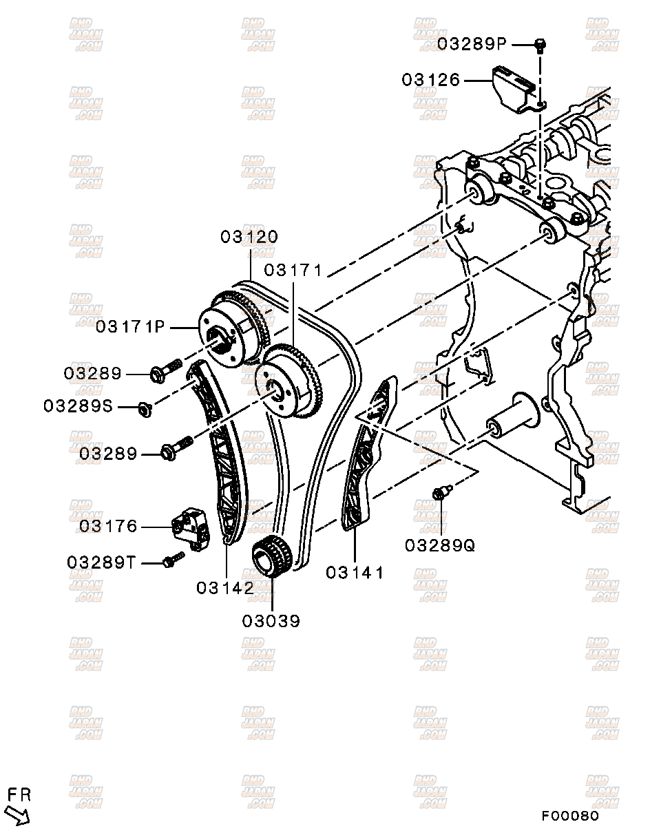 Mitsubishi OEM Camshaft Sprocket - Evolution X CZ4A