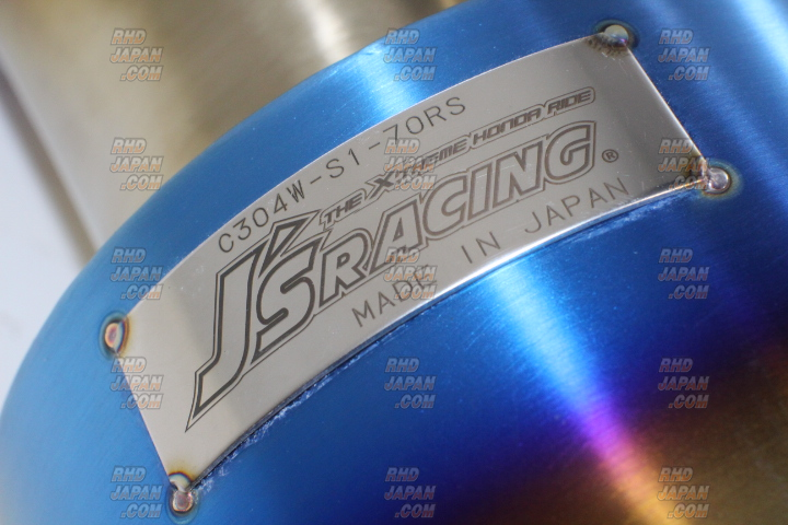 J's Racing R304 SUS Exhaust Muffler 70RR - CL7 K20 - RHDJapan