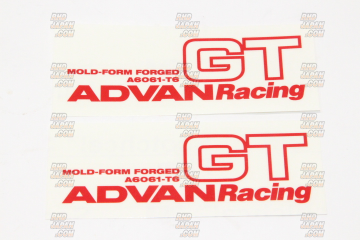 YOKOHAMA Advan Racing GT Spoke Sticker - Red - RHDJapan