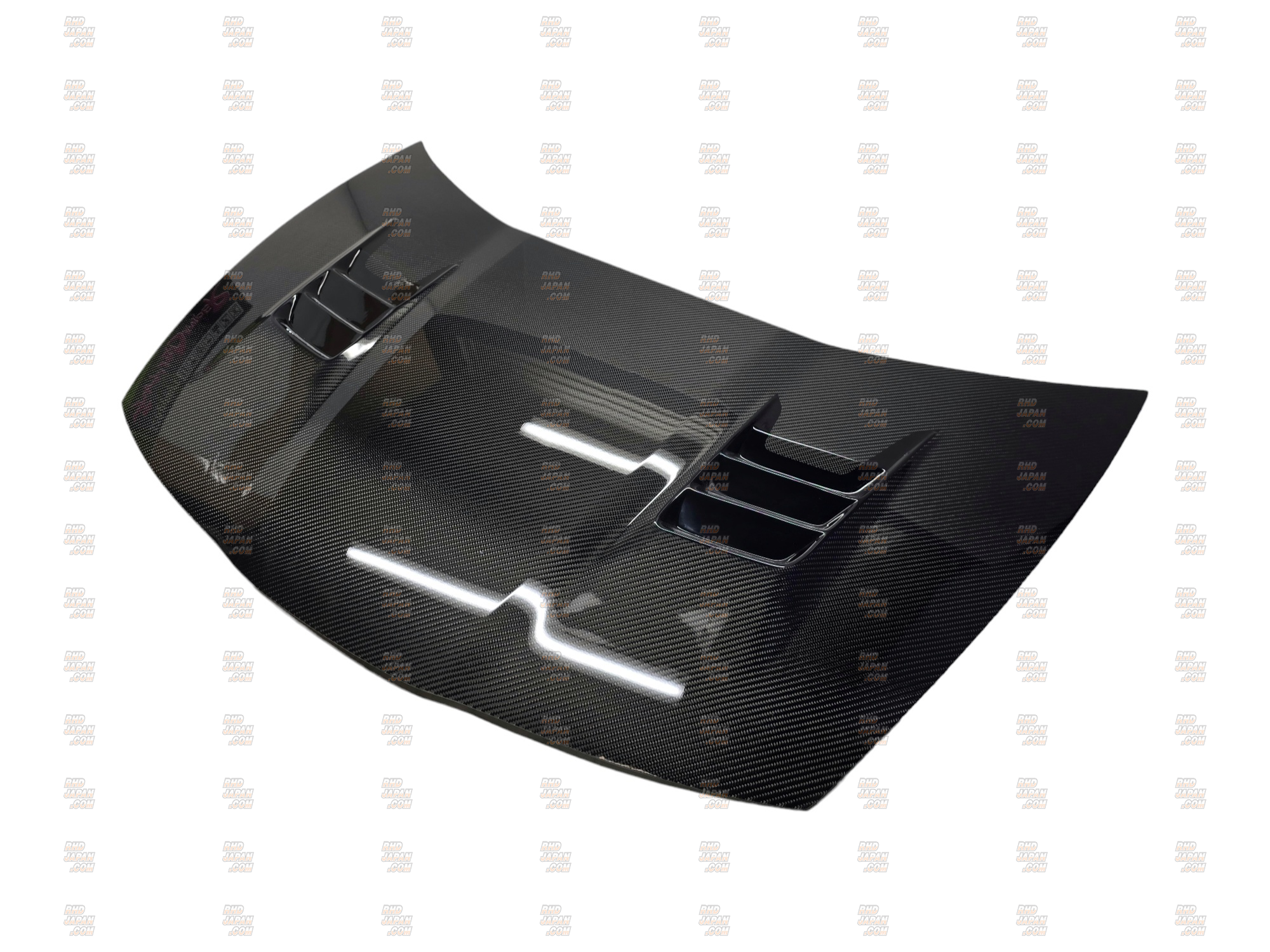 Feel's - Honda Twincam Lightweight Bonnet with Duct Carbon Fiber Twill Weave - Civic Type-R FN2 Euro