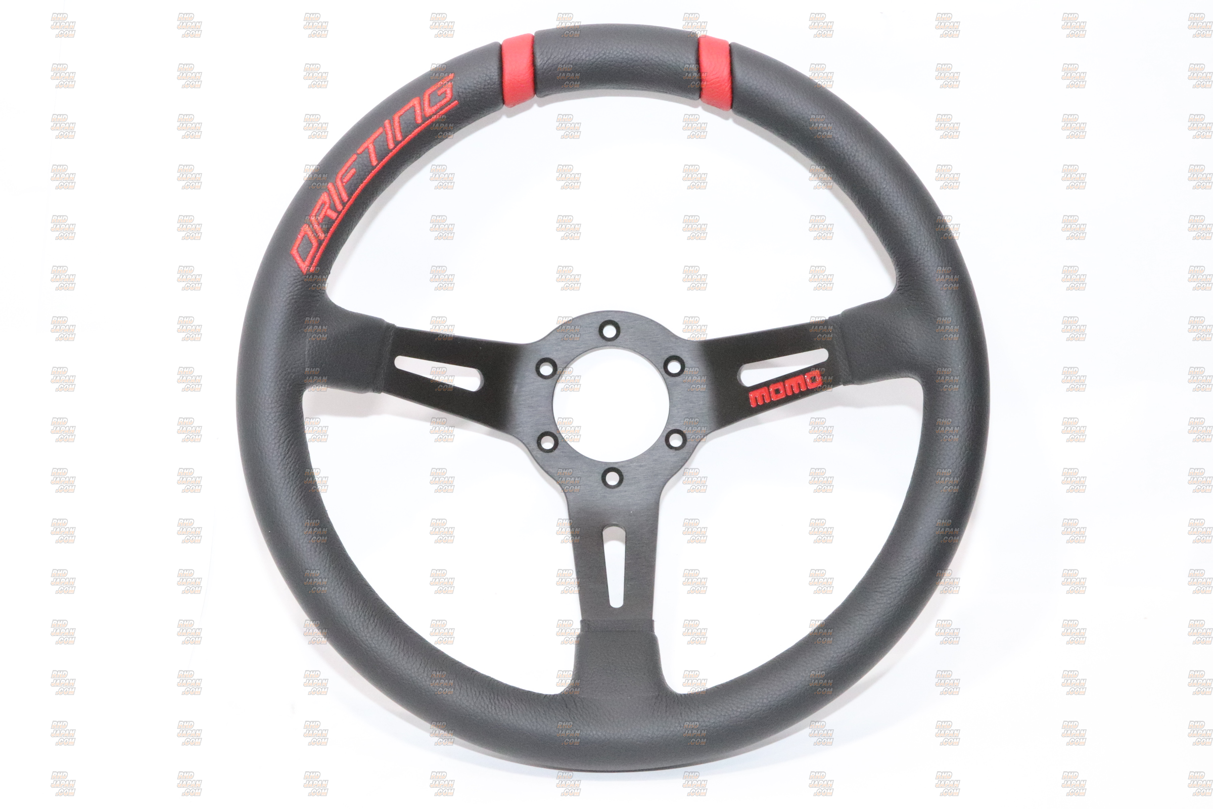 MOMO Drifting Steering Wheel 330mm - Red - RHDJapan