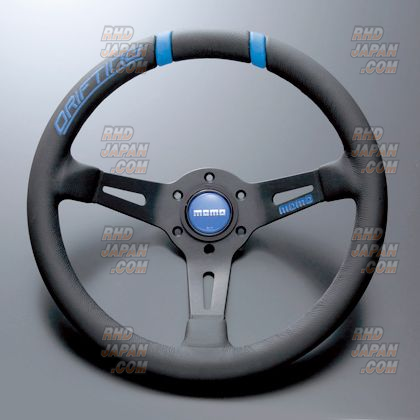 MOMO Drifting Steering Wheel 350mm - Blue - RHDJapan