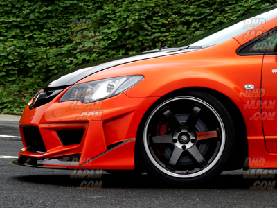 Seeker Ultimate Wide Body Front Lip Spoiler Fender Set FRP - Civic