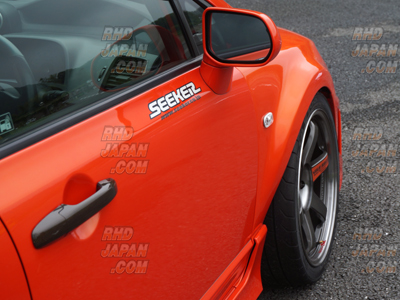 Seeker Ultimate Wide Body Front Lip Spoiler Fender Set FRP - Civic