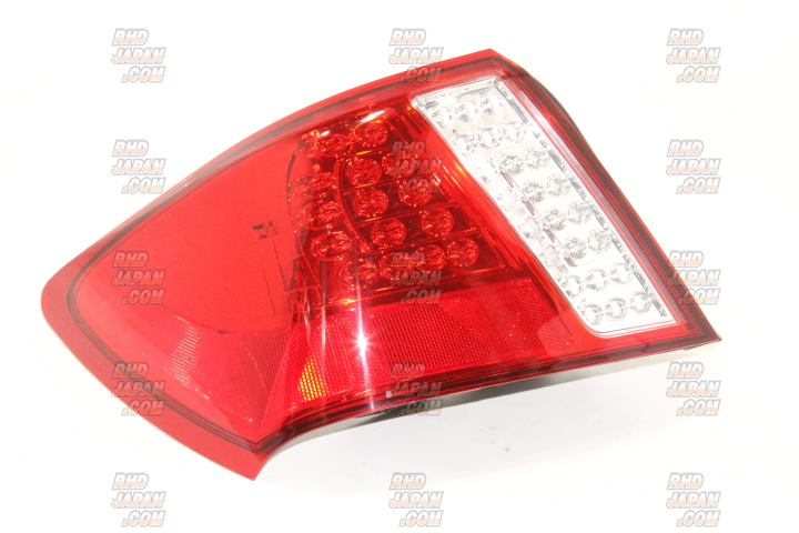 Valenti Rear Jewel LED Tail Light Revo Set Half-Red/Chrome - GVB