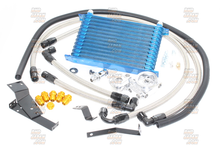 Trust GReddy Oil Cooler & Filter Relocation Kit 13 Row - S14 S15