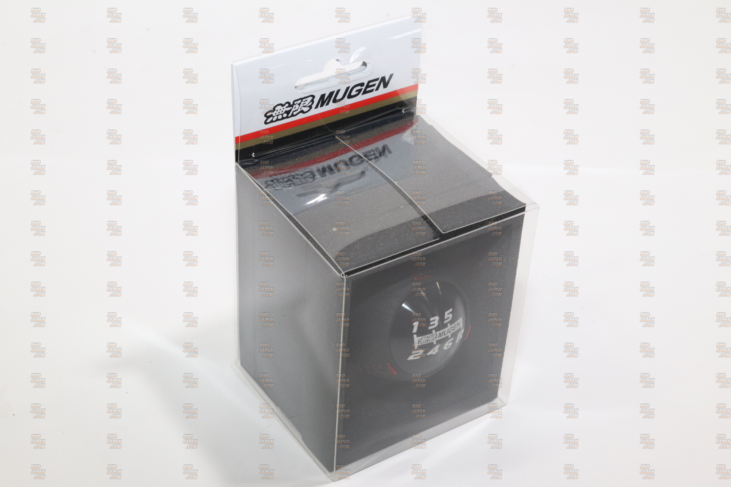 Mugen Sphere Shift Knob 6MT Leather - Black - RHDJapan