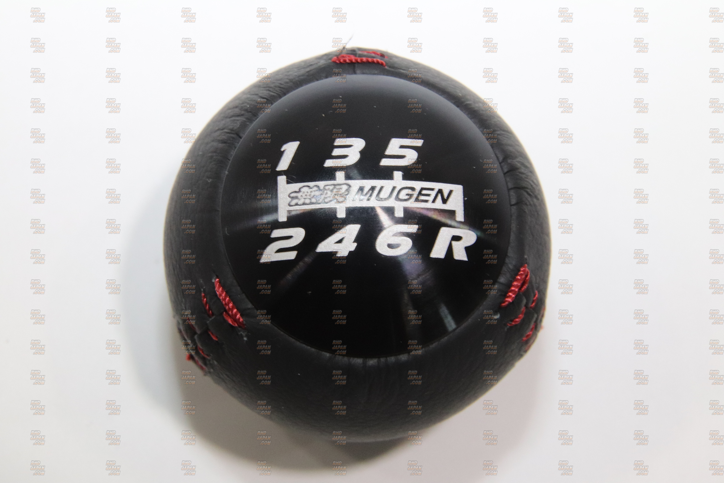 mugen Mugen Sphere Shift Knob 6MT Leather - Black - RHDJapan