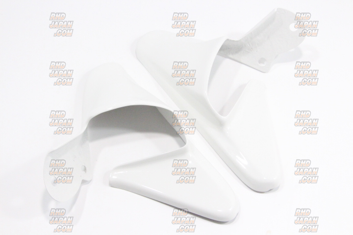 パーツ GA70White Redfield OEM Mirror Cover Replacements Painted #176 Silver Met