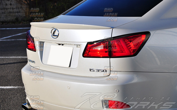 78 Works Fiber Full LED Tail Set Red Clear - Lexus GSE20 GSE21