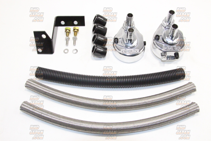 Trust GReddy Oil Element Relocation Kit - JZS161 JZZ30 JZX81 JZX90 1JZ-GTE 2JZ-GTE