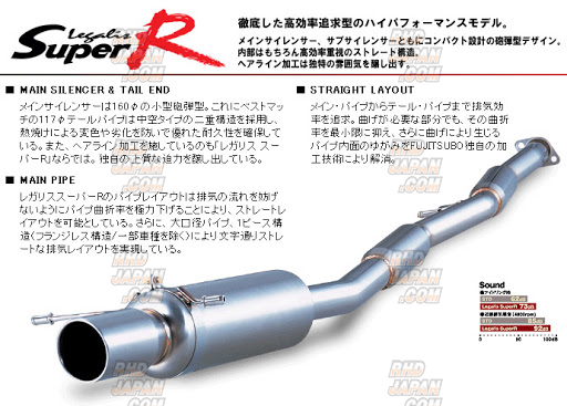 FUJITSUBO FEK エキゾーストシステム Fujitsubo Legalis Super R Exhaust System - JZX90 - RHDJapan