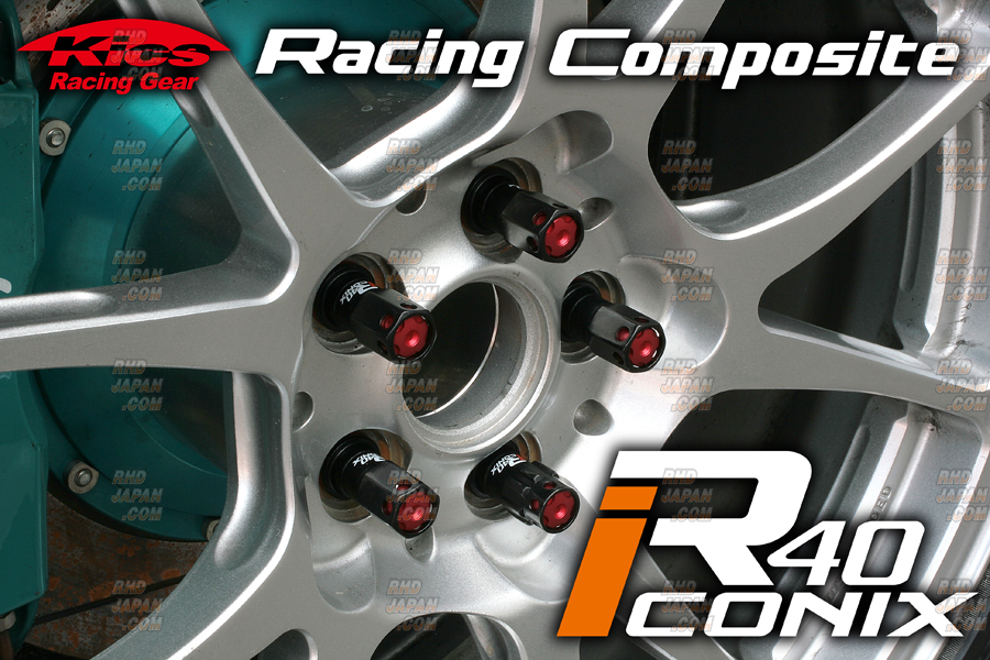 KYO-EI KICS Racing Gear Racing Composite R40 iCONIX Lock & Nut Set ...