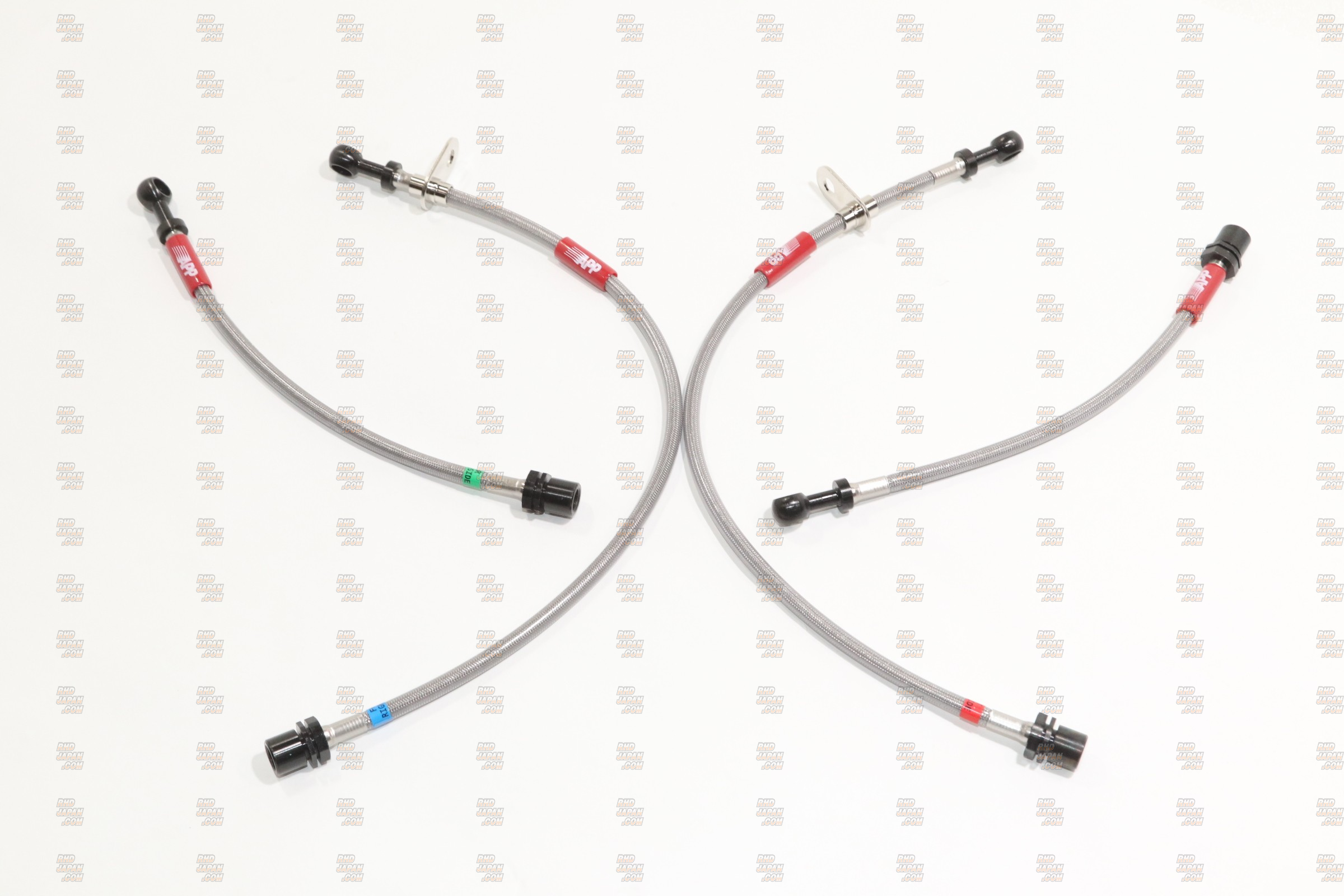 APP Brake Line System ミラL275 APP Brake Line System Steel Fittings - AE101 AE111 - RHDJapan