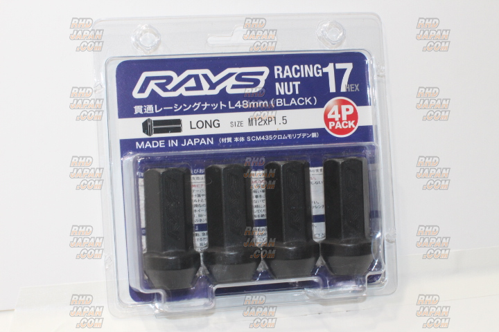 Rays L42 Dura-Nuts Straight Lock and Nut Set 5H - M12 X 1.5