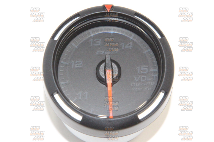 Defi Racer Gauge Volts 52mm - White - RHDJapan
