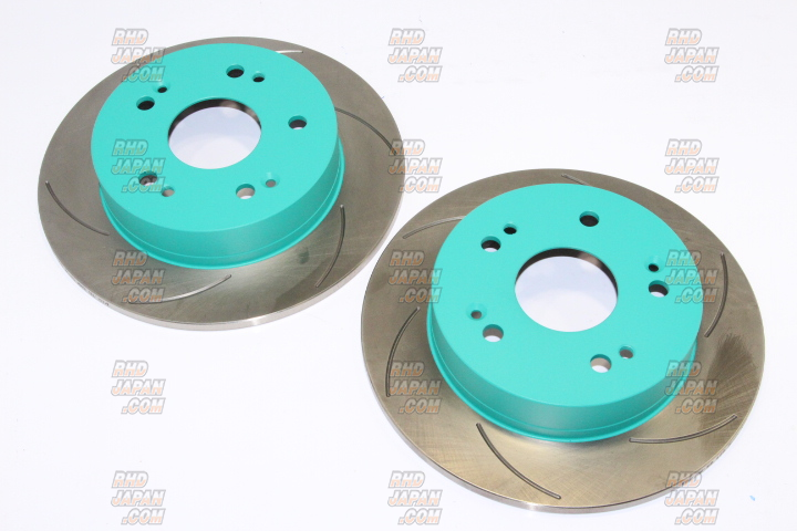 Project μ SCR Pure Plus6 86/ZN6 GR86/ZN8 Project Mu SCR Pure Plus6 1-Piece Slotted Rotors - Rear | Brake