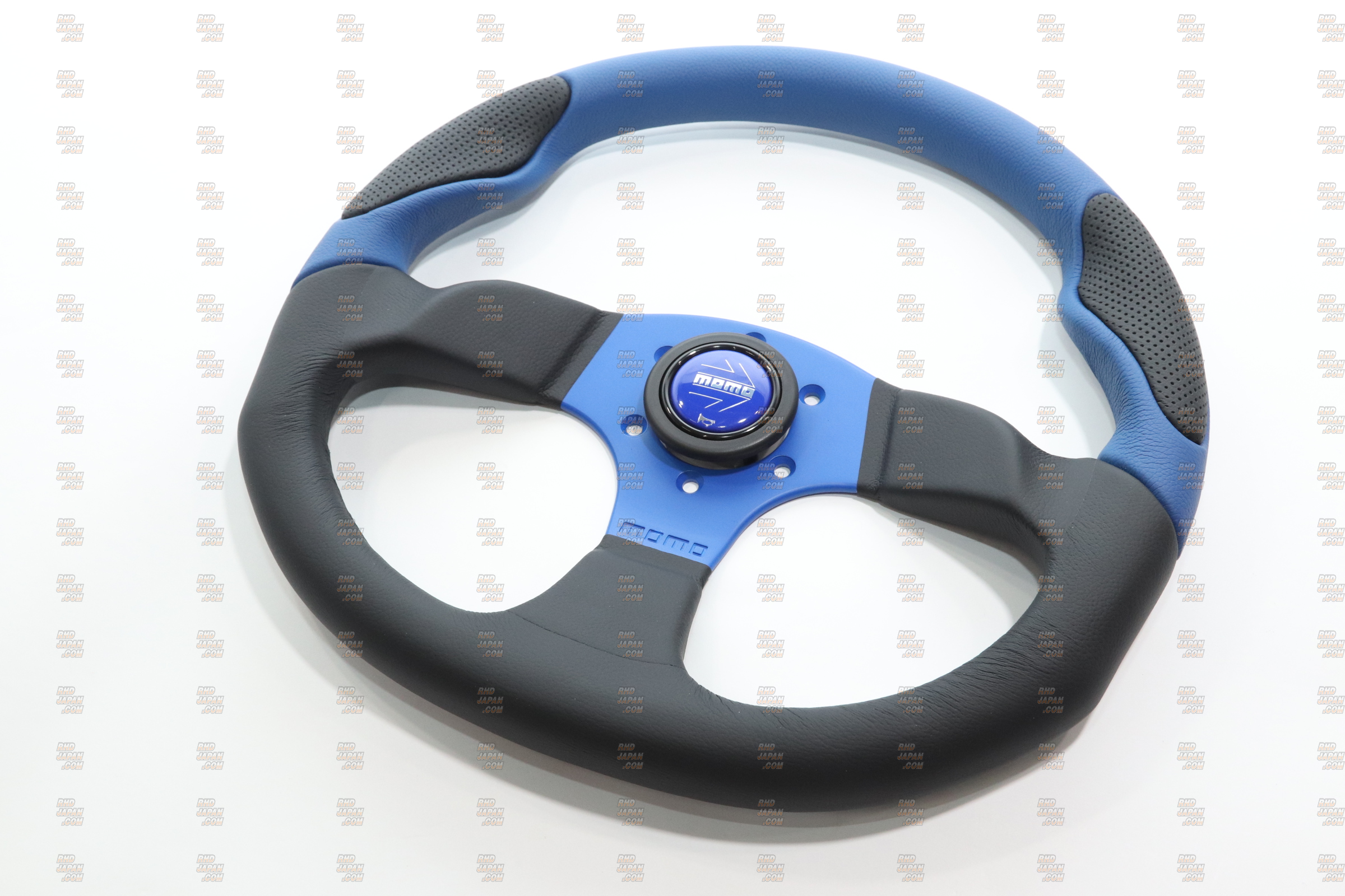 MOMO Commando 2 Steering Wheel 350mm - Blue - RHDJapan