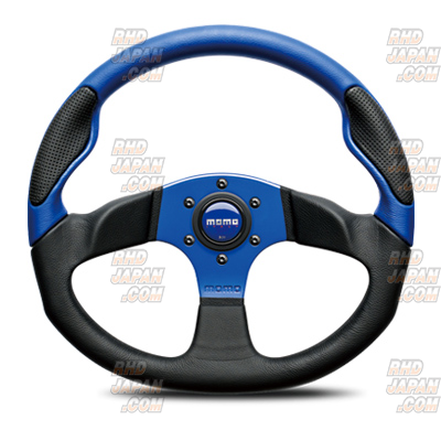 MOMO Commando 2 Steering Wheel 350mm - Blue - RHDJapan