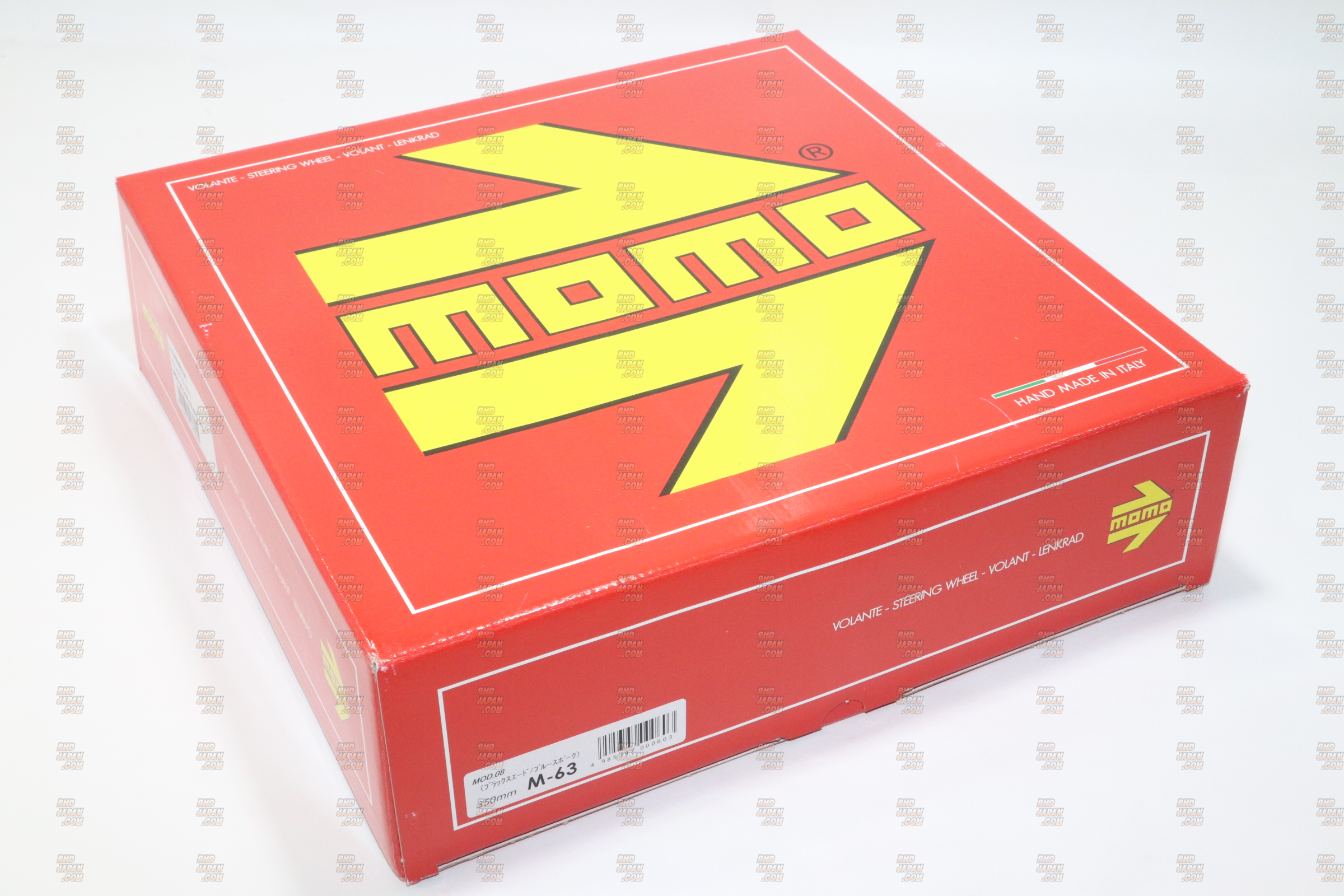 MOMO MOD.08 Steering Wheel 350mm - Blue Suede - RHDJapan