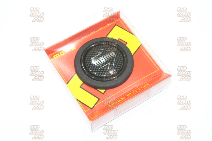 MOMO Horn Button - Carbon Silver