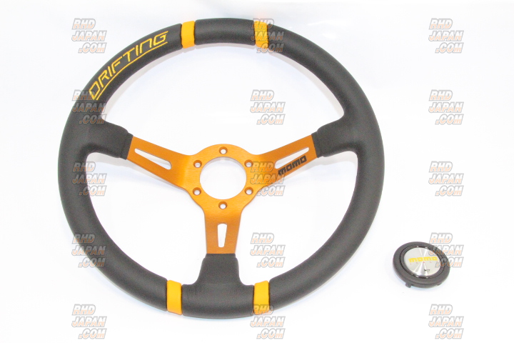 MOMO Drifting Steering Wheel 330mm - Orange - RHDJapan