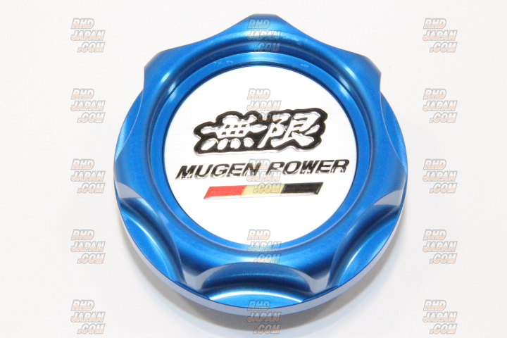 Mugen Oil Filler Cap - Blue Honda M32/M33 X P3.5