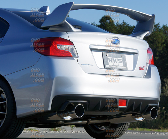 HKS スーパーターボ マフラー SUBARU WRX STI VAB HKS Super Turbo Muffler With Center Pipe - WRX STi VAB - RHDJapan