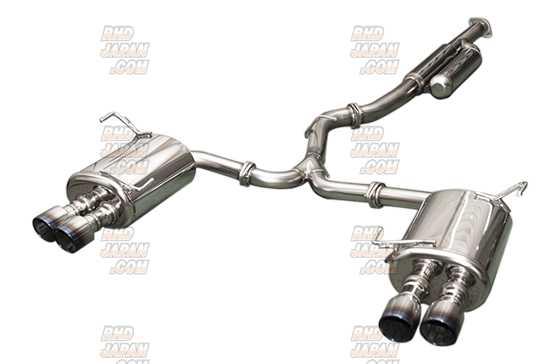 HKS Super Turbo Muffler Exhaust System Ti-1 Titan Tail - WRX S4