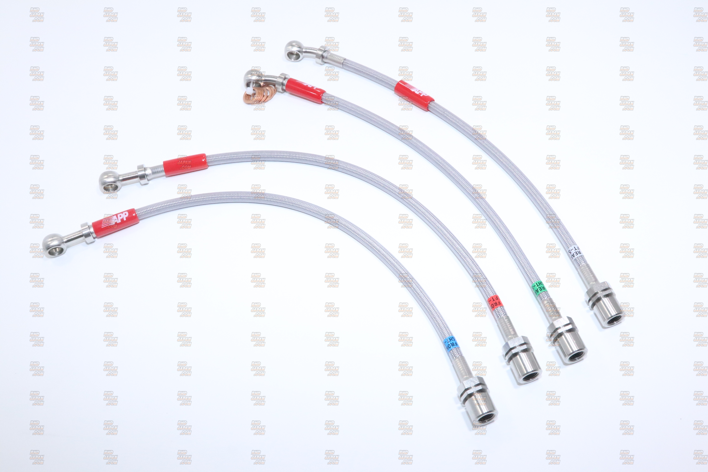 APP Brake Line System Stainless Fittings - JZS147 - RHDJapan
