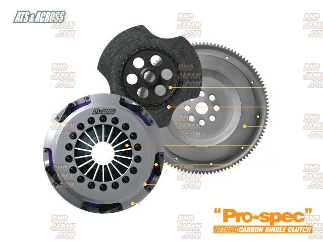 シビック EK9 EK4 EG6 ATS カーボンシングル ATS & Across Carbon Single Clutch Kit Spec 1 1300Kg - DC2 DB8 EK4