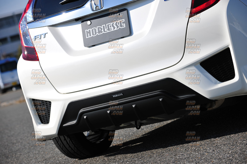 Noblesse Rear FRP Under Diffuser Black Painted - Fit RS GK5 - RHDJapan Noblesse Rear FRP Under Diffuser Black Painted - Fit RS GK5 - RHDJapan