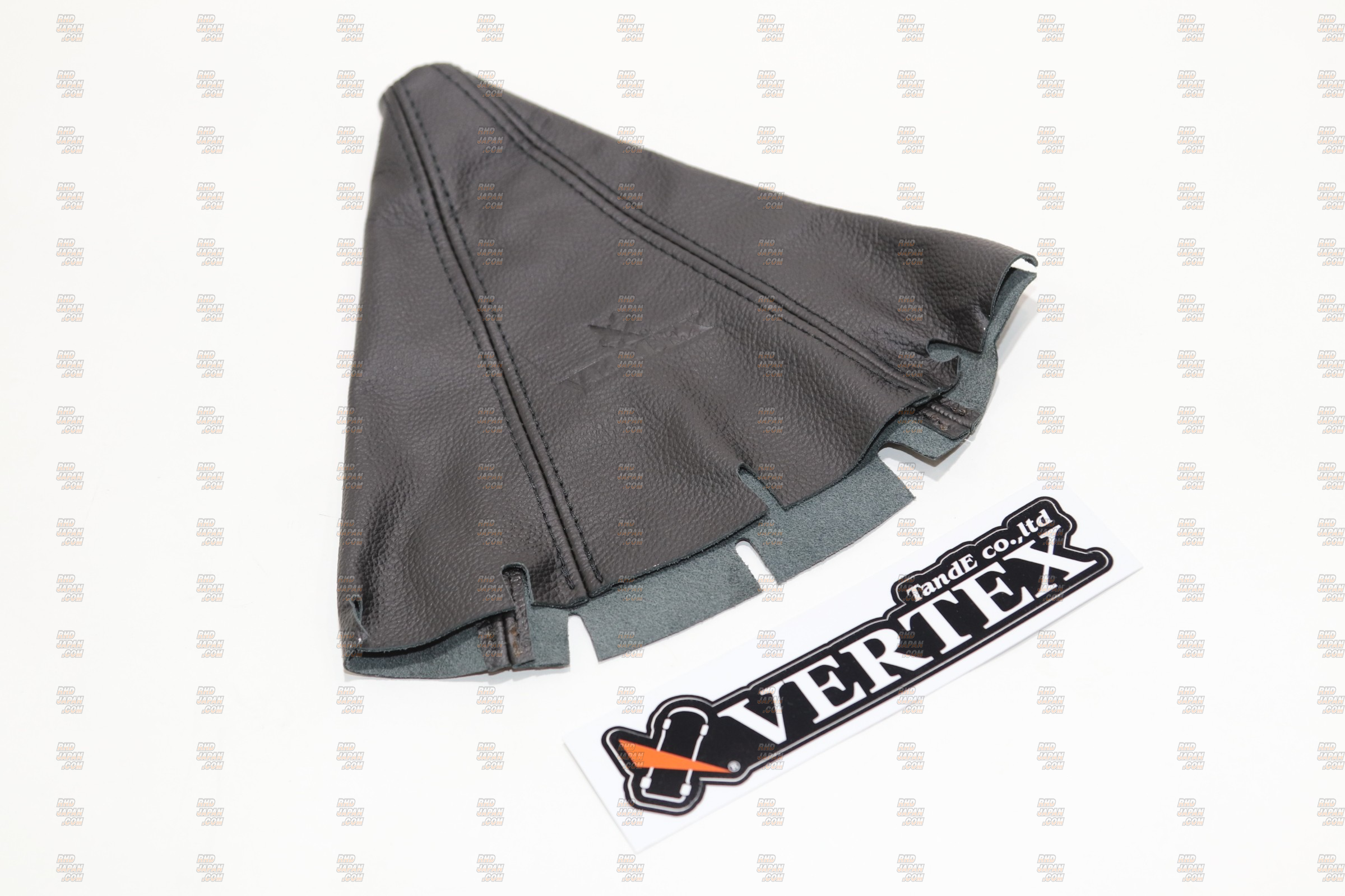 Car Make T&E Vertex Leather Shift Boot Black Black - SXE10 - RHDJapan